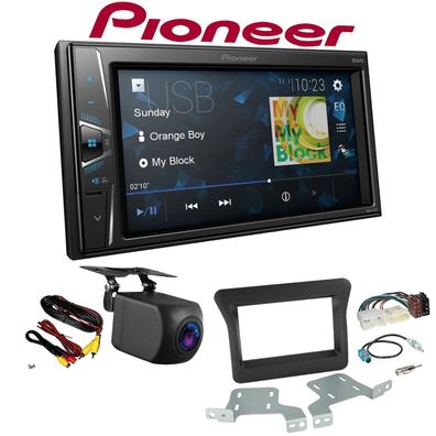 Pioneer Autoradio Touchscreen Rückfahrkamera für Nissan NV400 ab 2010 schwarz