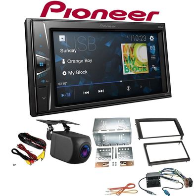 Pioneer Autoradio Touchscreen Rückfahrkamera für Skoda Fabia I 2004-2007 schwarz