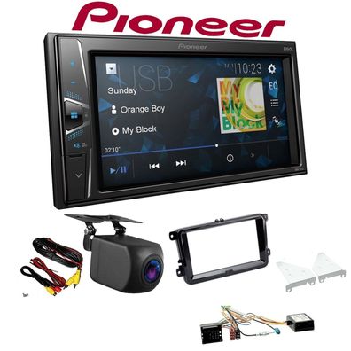 Pioneer Autoradio Touchscreen Rückfahrkamera für Skoda Yeti ab 2009 Canbus