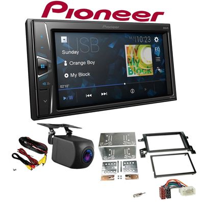 Pioneer Autoradio Touchscreen Rückfahrkamera für Suzuki Grand Vitara II black