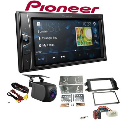 Pioneer Autoradio Touchscreen Rückfahrkamera für Suzuki SX4 ab 2006 schwarz