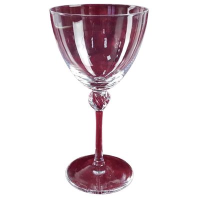 Daum Bolero France Kristall Wein Glas signiert 15,8 cm
