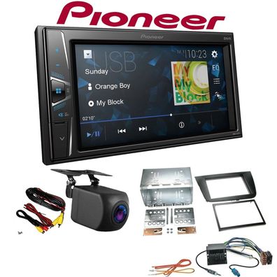 Pioneer Autoradio 2DIN Rückfahrkamera für Seat Altea ab 2004 schwarz ohne Canbus