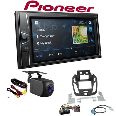Pioneer Autoradio Rückfahrkamera USB für Ford Tourneo Transit Connect Display