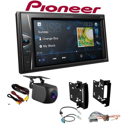 Pioneer Autoradio Touchscreen Rückfahrkamera für Chrysler 300C 2008-2010 schwarz