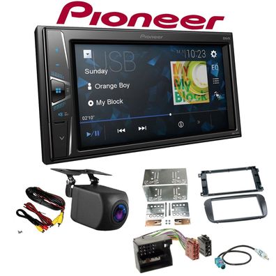 Pioneer Autoradio Touchscreen Rückfahrkamera für Ford C-Max 2007-2010 schwarz