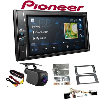 Pioneer Autoradio Touchscreen Rückfahrkamera für Ford Kuga II schwarz Canbus