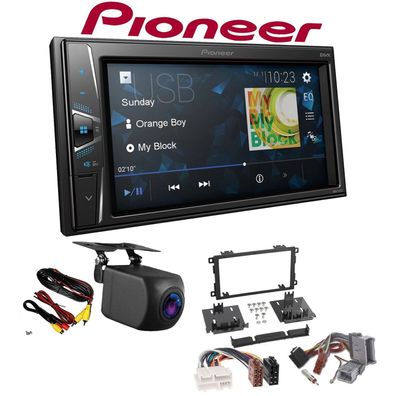 Pioneer Autoradio Touchscreen Rückfahrkamera für GM Hummer H2 2003-2007 schwarz