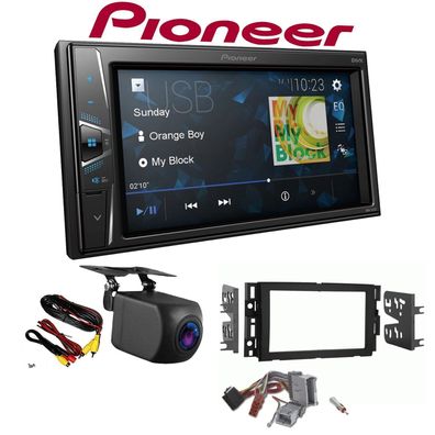 Pioneer Autoradio Touchscreen Rückfahrkamera für GM Hummer H2 Facelift 2007-2010