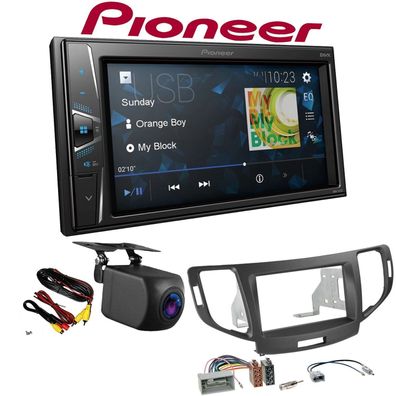 Pioneer Autoradio Touchscreen Rückfahrkamera für Honda Accord VIII Facelift