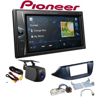Pioneer Autoradio Touchscreen Rückfahrkamera für KIA Cee'D ab 2012 schwarz