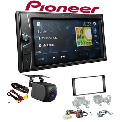 Pioneer Autoradio Touchscreen Rückfahrkamera für Nissan Pulsar Schrägheck