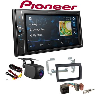 Pioneer Autoradio Touchscreen Rückfahrkamera für Peugeot Boxer 2006-2011 schwarz