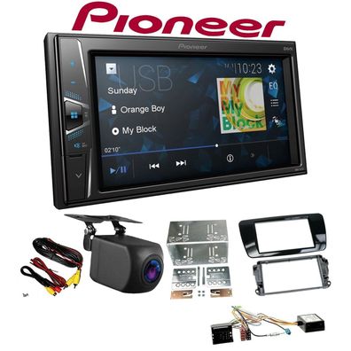 Pioneer Autoradio Touchscreen Rückfahrkamera für Seat Ibiza IV piano Canbus