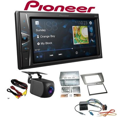 Pioneer Autoradio Touchscreen Rückfahrkamera für Seat Toledo III anthrazit
