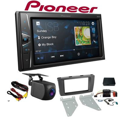 Pioneer Autoradio Touchscreen Rückfahrkamera für Skoda Yeti schwarz inkl Canbus