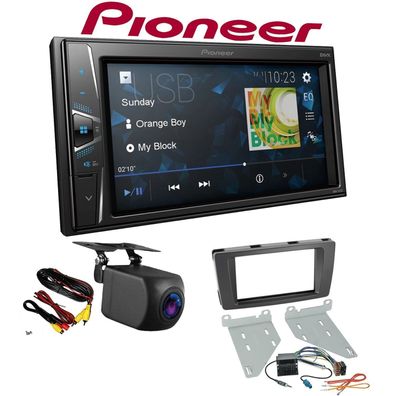 Pioneer Autoradio Touchscreen Rückfahrkamera für Skoda Yeti schwarz ohne Canbus