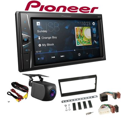 Pioneer Autoradio Touchscreen Rückfahrkamera für Ssangyong Actyon schwarz