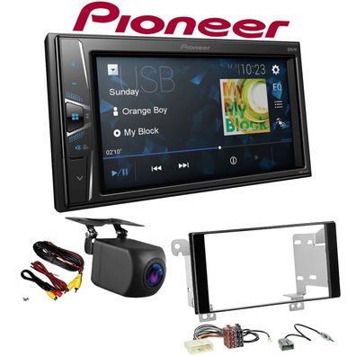 Pioneer Autoradio Touchscreen Rückfahrkamera für Subaru Forester piano black