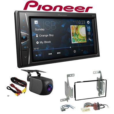 Pioneer Autoradio 2 DIN Rückfahrkamera für Nissan Juke 2010-2014 in schwarz
