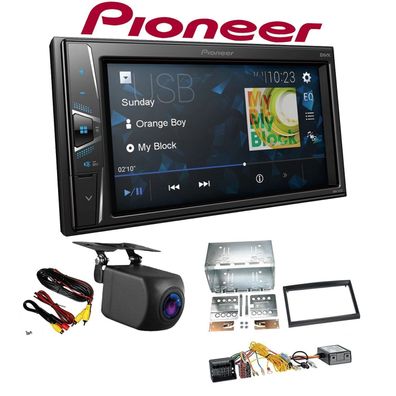 Pioneer Autoradio 2 DIN Rückfahrkamera für Peugeot Expert und Partner schwarz