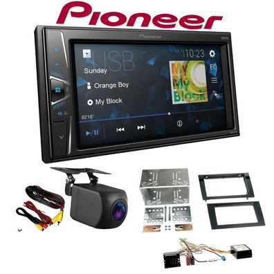 Pioneer Autoradio 2 DIN Rückfahrkamera für Seat Exeo ab 2009 schwarz inkl Canbus