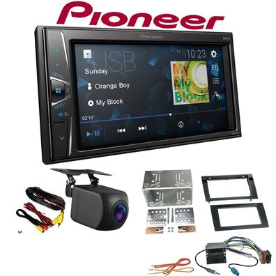 Pioneer Autoradio 2 DIN Rückfahrkamera für Seat Exeo ab 2009 schwarz ohne Canbus
