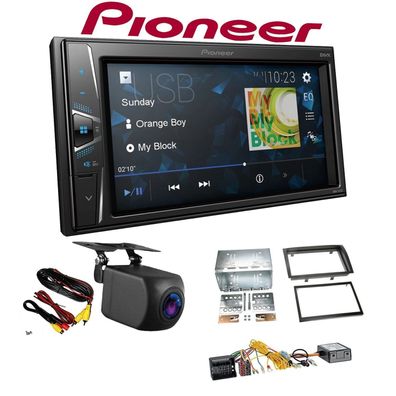 Pioneer Autoradio 2DIN Rückfahrkamera für Citroen Jumper gerade Kante mit Canbus