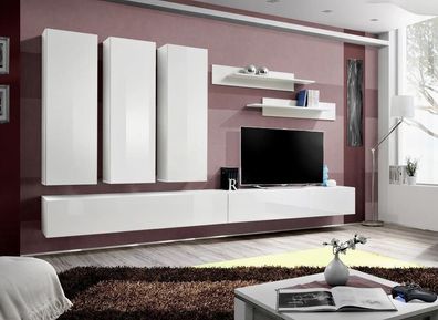 Wohnwand Komplett Holzmöbel Designer Wohnzimmermöbel Luxus Wandschrank