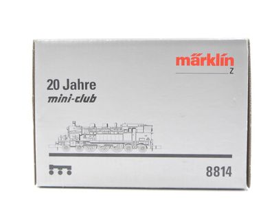 Märklin Spur Z 8814 Dampflok Tenderlok Sterling silber / MHI Zertifikat E590