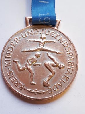 DDR Medaille Kreiskinder- und Jugendspartakiade 1979