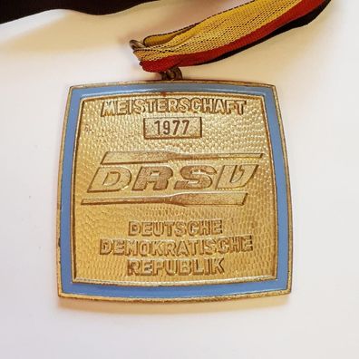 DDR Medaille DRSV Meisterschaft 1977