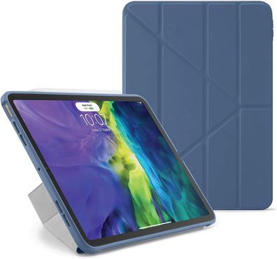 Pipetto Origami Case Schutzhülle iPadAir 10,9 Zoll 4. 5. Gen Standfunktion blau
