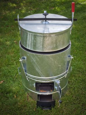 800093 Kartoffeldämpfer, Futterdämpfer 160 Liter, verzinkt