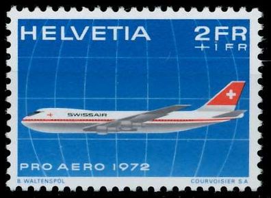Schweiz Flugmarken Nr 968 postfrisch S2D434A