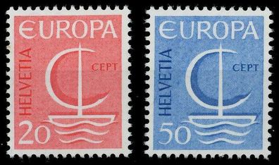 Schweiz 1966 Nr 843-844 postfrisch S2D4452