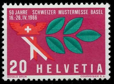 Schweiz 1966 Nr 834 postfrisch S2D447A