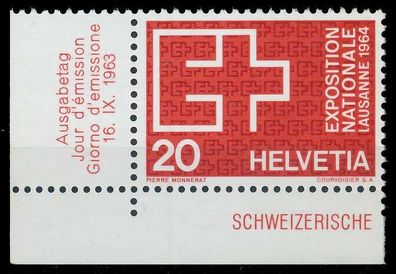 Schweiz 1963 Nr 783 postfrisch ECKE-ULI X696CD6