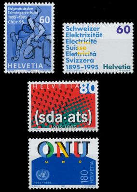 Schweiz 1995 Nr 1540-1543 postfrisch S2D9E2E