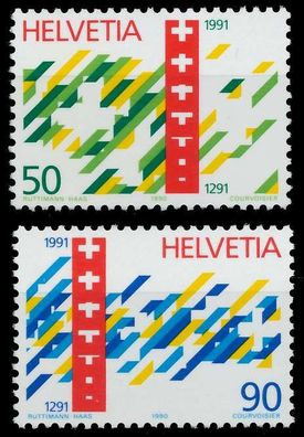 Schweiz 1990 Nr 1421-1422 postfrisch S2D9F8A