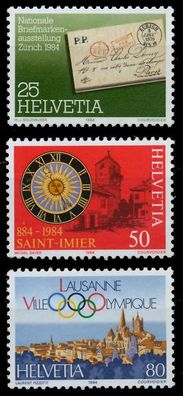 Schweiz 1984 Nr 1267-1269 postfrisch S2DA156