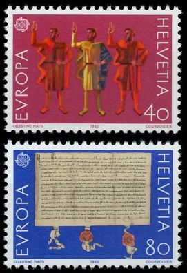 Schweiz 1982 Nr 1221-1222 postfrisch S2DA1AA