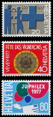 Schweiz 1977 Nr 1087-1089 postfrisch S2DA2B6