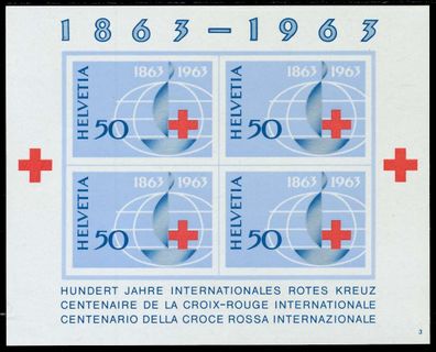 Schweiz BLOCK Kleinbogen 1960-1969 Block 19-03 X69736A