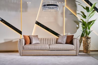 Luxus Dreisitzer Sofa 3 Sitzer Sofas Design Modern Design Möbel Neu