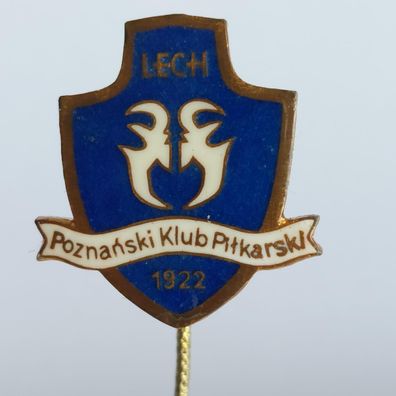 Fussball Anstecknadel Lech Posen 1922 Polen Poland Polska Poznan