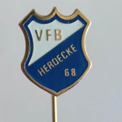 Fussball Anstecknadel VfB Herdecke 68 FV Westfalen Kreis Hagen