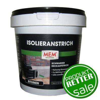 AKTION - (MEM Isolieranstrich Reparatur-Mörtel Flexibel 1 l)