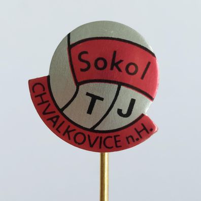 Fussball Anstecknadel TJ Sokol Chvalkovice Tschechien Czech Republic