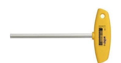 Wiha Stiftschlüssel mit Quergriff Sechskant, Zoll-Ausführung glanzvernickelt (02805)